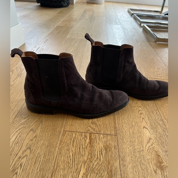 Brown suede Chelsea Boots - Picture 2 of 6